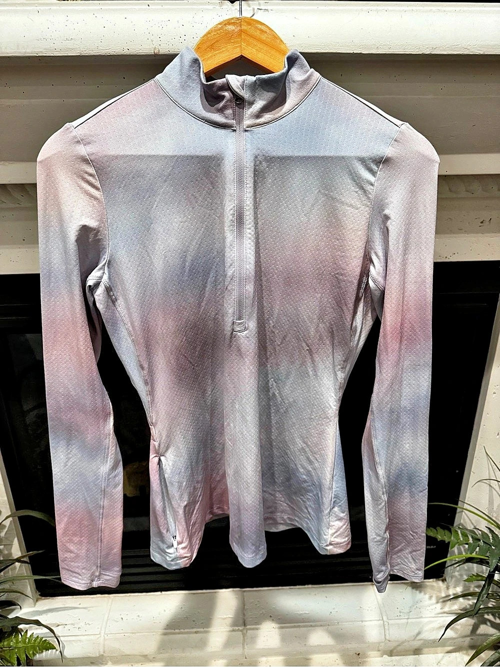 CALIA Women’s Golf Quarter-Zip Top in Pink & Gray Size Small NWT